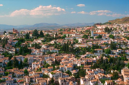 Granada view of old city